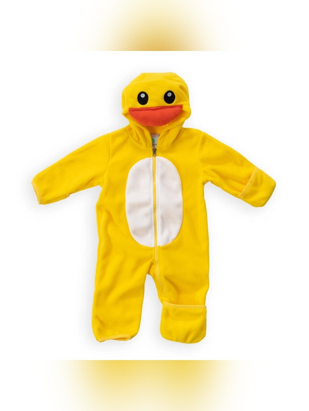 CuddleClub Baby Fleece Yellow Duck Bunting Costume 3-6m One Piece